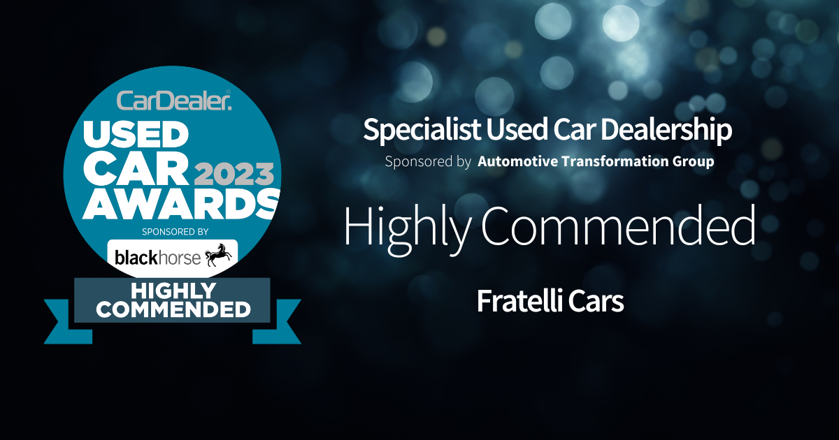 Used Card Awards 2023 - Highly commended